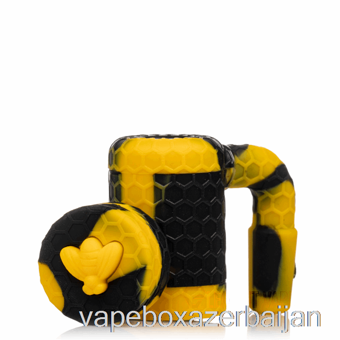 E-Juice Vape Stratus Bee Silicone Wax Reclaimer Sol (Black / Yellow)